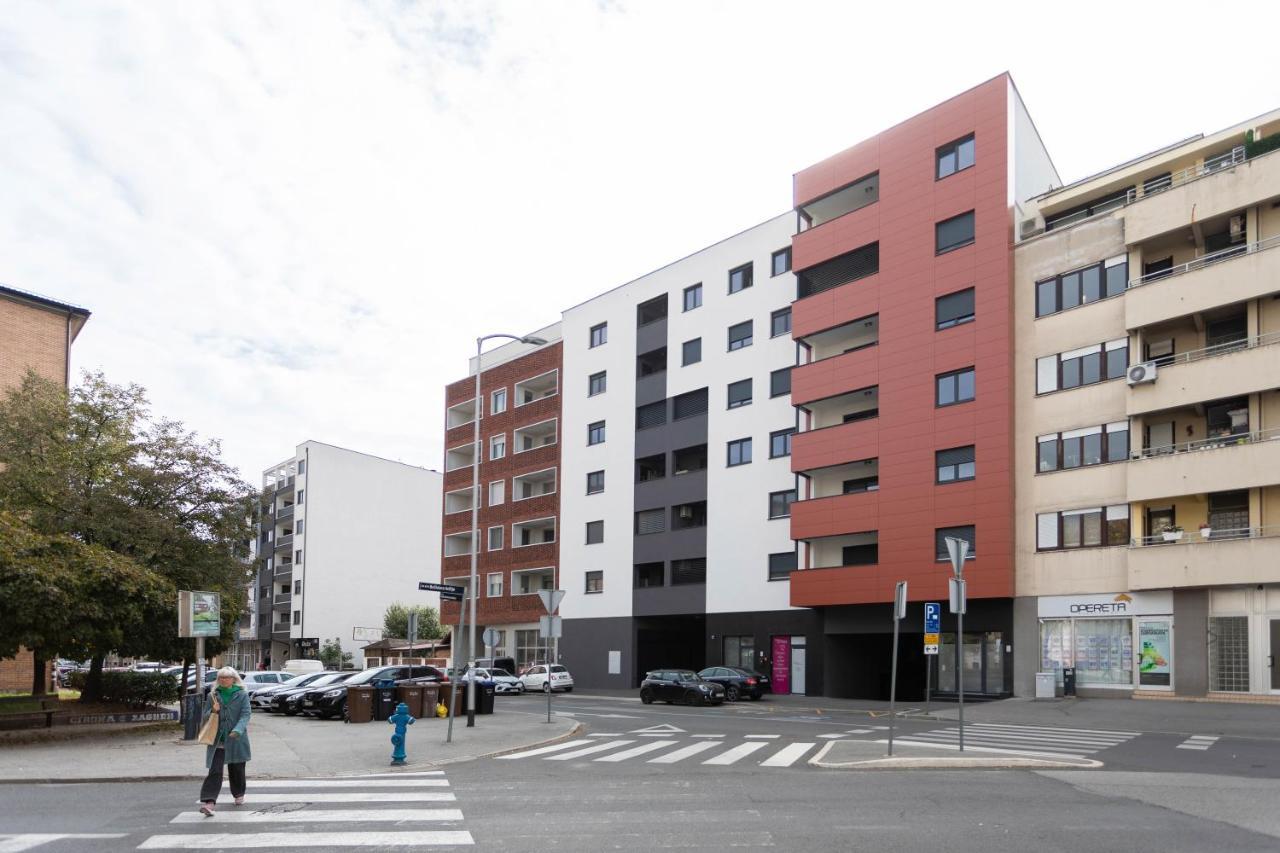Design 2Bdr Apartment With Balcony- Free Parking Zagreb Buitenkant foto